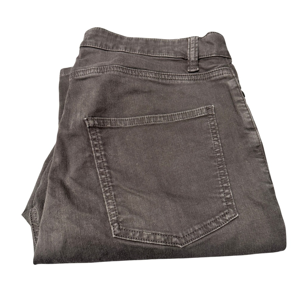 Eileen Fisher Jeans Denim Pants Womens 10 (32x28) Slim Ankle Light Black